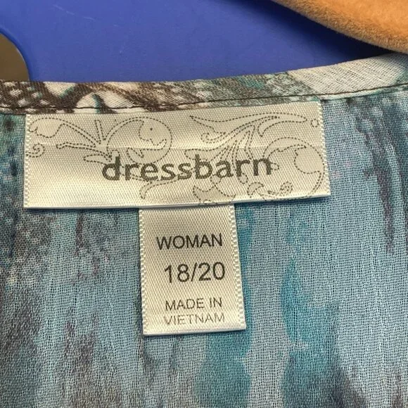 Vintage Boho Lace Trim Top Womens 18 20 Peplum Floral Feminine Flutter Sleeve - Picture 10 of 16